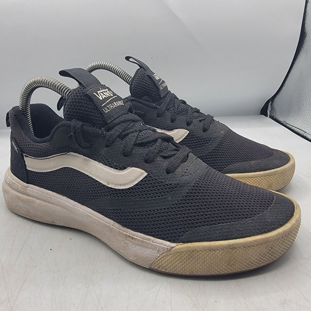 Vans Ultrarange Mens 6.5 Black Sneaker Shoes Walking Casual Outdoors Comfort